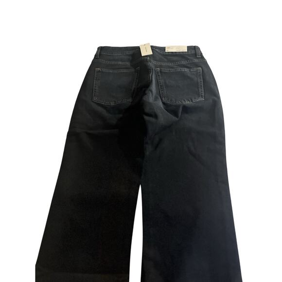 NWT Warp + Weft Mens 28X32 ORD Chicago Straight Stretch Dark Blue Denim Jeans - Picture 2 of 7